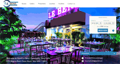 Desktop Screenshot of hotellebenz.com